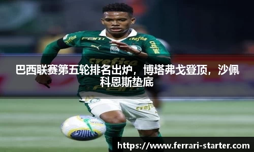 巴西联赛第五轮排名出炉，博塔弗戈登顶，沙佩科恩斯垫底